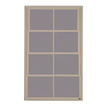 Eze-Breeze Beige Vertical 4-Track Venting Window