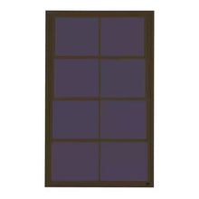 Eze-Breeze Bronze Vertical 4-Track Venting Window
