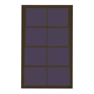Eze-Breeze Bronze Vertical 4-Track Venting Window